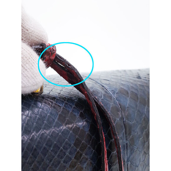 Gucci Padlock Python Chain Shoulder Bag - Picture 7 of 9